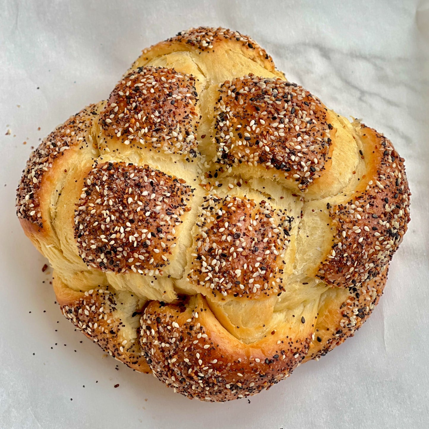 Everything but the Schmear Challah Round